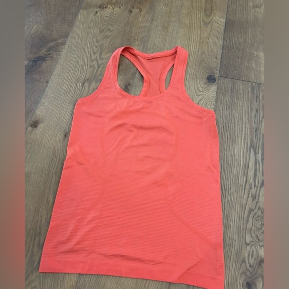 Lululemon Rib Tank In Orange Size 8 - Picture 3 of 4